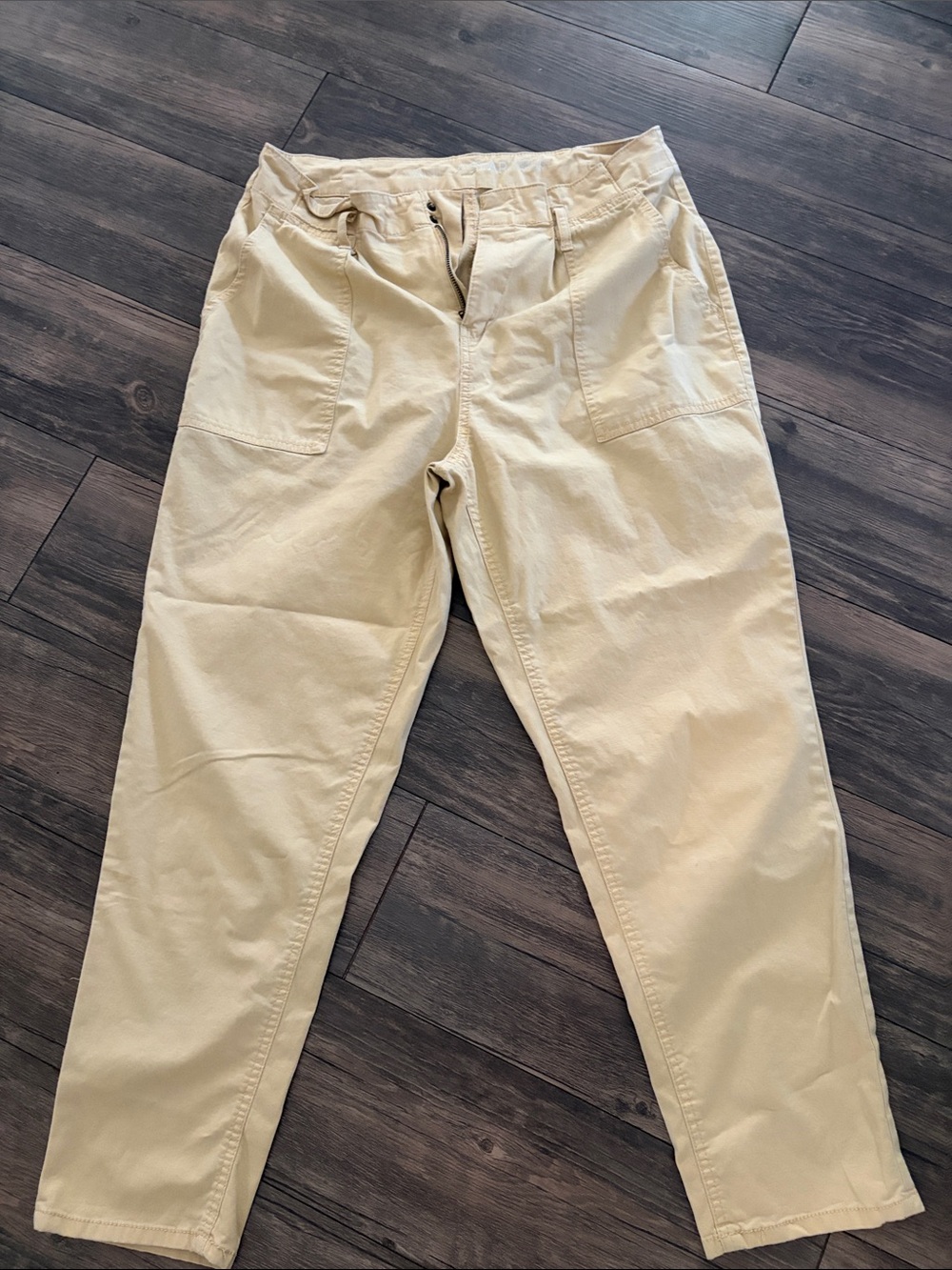 WimeinCasual Pants in Beige high-rise skinny